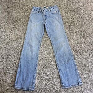 Gap Jeans Womens 25x27 Blue Light Wash Bootcut Cotton Denim Pockets Ladies